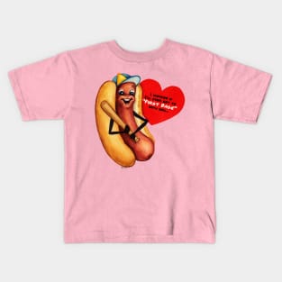 Valentine Hot Dog Kids T-Shirt